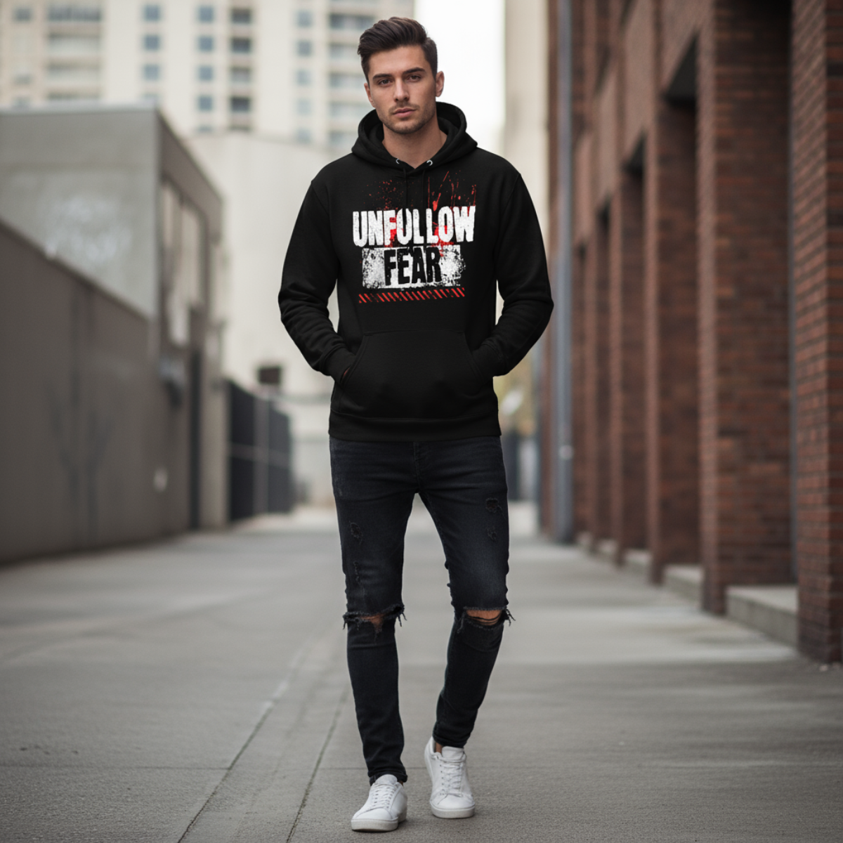 Courage Over Comfort Hooded Sweatshirt