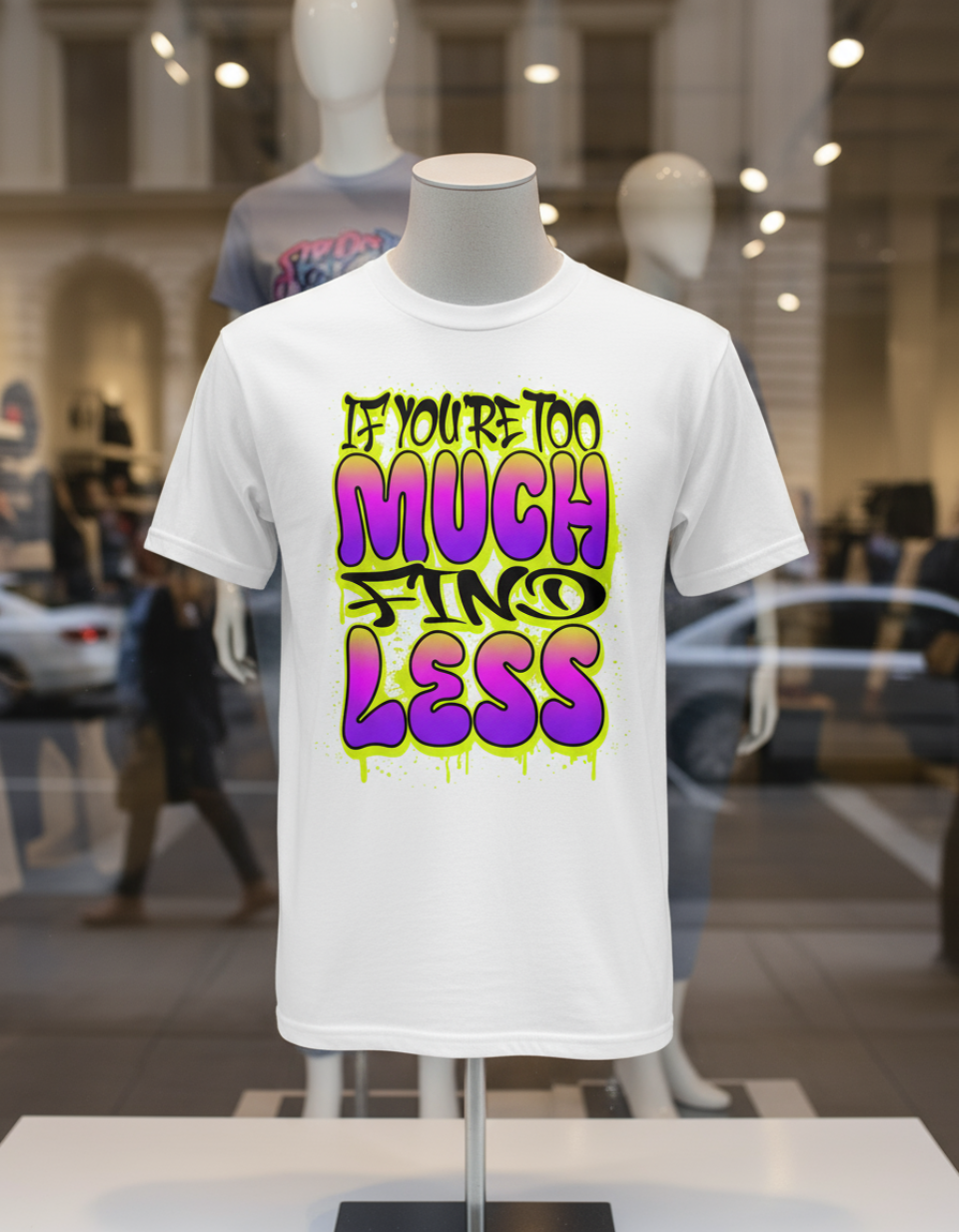 Too Much For Less Tee