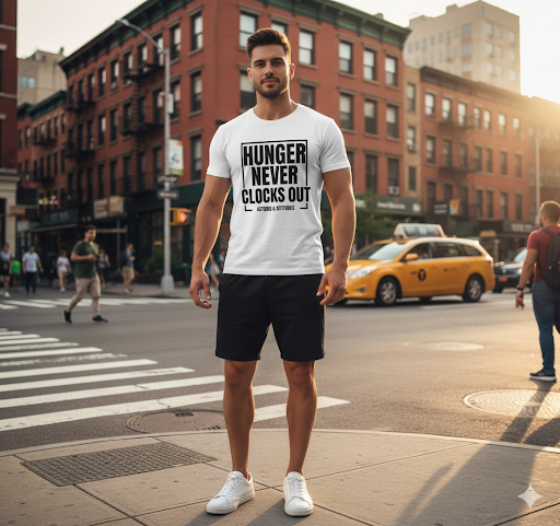 Hunger Never Clocks Out // The 24/7 Utility Tee '26