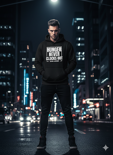 THE "HUNGER NEVER CLOCKS OUT" HOODIE '26